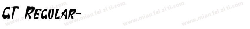GT Regular字体转换